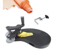 Zayuzo Máquina De Encaje De Papel Crepé, Máquina Rizadora De Dientes Finos, Solo Toma 5-10 Segundos Presionar El Papel, Tamaño Pequeño, Peso Ligero, Herramientas De Encaje De Papel Crepé Ondulado, Par