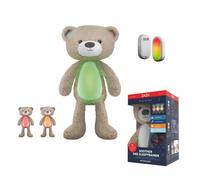 Entrenador de sueño "Brody el Oso" con luz nocturna y máquina de sonido
