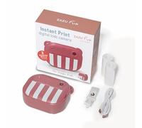 ZAZU Cámara digital instantánea para niños | Fotos de alta resolución de 48MP | Pantalla a color de 2" | Full HD 1080P Videos | Impresión térmica sin tinta | Batería recargable | Incluye 2 rodillos de