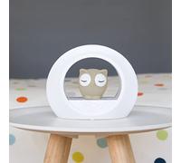 ZAZU Luz nocturna Lou The Owl - Asusta a la oscuridad con Lou, sensor de apagado automático y llanto, dos brillos ajustables, luz nocturna activada por llanto, regalo de ayuda para dormir para bebés y