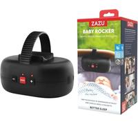ZAZU Robby Columpio para cochecito de bebé automático, grosor ajustable, temporizador de 40 minutos, sensor de tiro, recargable por USB-C, resistente al agua, universal para cochecitos y sillas de