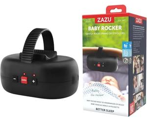 ZAZU Robby Columpio para cochecito de bebé automático, grosor ajustable, temporizador de 40 minutos, sensor de tiro, recargable por USB-C, resistente al agua, universal para cochecitos y sillas de