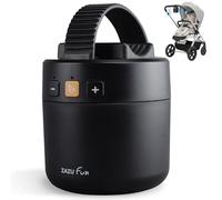 ZAZU Roxy Baby Rocker - Columpio eléctrico para cochecito con sensor de llanto, fuerza de balancín ajustable y apagado automático de 40 minutos, portátil, resistente al agua y recargable por USB