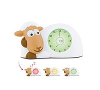 ZAZU- Sam la Oveja Reloj Despertador Digital para niños y bebés, Color marrón Claro, Talla única (ZA-SAM-08)