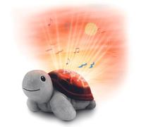 ZAZU Tim Tortuga - Proyector de puesta de sol para bebés con programa de sueño de 3 niveles, 3 sonidos relajantes, sensor de ruido y apagado automático