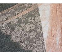 ZAZUZU-Adorno de Encaje Multicolor, 70 cm de Ancho, Bordado, decoración de pestañas, Accesorios de Tela de Encaje Bordado, Material de Ropa Artesanal DIY