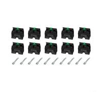 ZB2-BE101C ZB2-BE102C Bloque normalmente abierto normalmente cerrado para interruptor de botón, 10 A 600 V, momentáneo, montaje a presión, plástico (ZB2-BE101C)