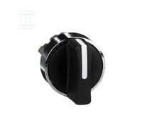 ZB4BD2 Cabezal selector 2 posiciones, palanca corta, negro
