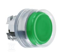 ZB4BP3 Pulsador seta verde metálico retorno automático
