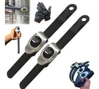 Zbad1 Grip Lock Strap, Ultimate Heavy-Duty Grip Lock Strap, Anti-Slip Grips Locks Straps, Connectable Multipurpose Locking Straps, Adjustable Reusable, for Secure Anything (2pcs,9.25 in)