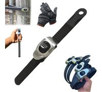 Zbad1 Grip Lock Strap, Ultimate Heavy-Duty Grip Lock Strap, Anti-Slip Grips Locks Straps, Connectable Multipurpose Locking Straps, Adjustable Reusable, for Secure Anything (1pc,14.7in)