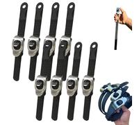 Zbad1 - Grip Lock Straps, Ultimate Heavy-Duty Grip Lock Strap, Adjustable Anti-Slip Tie Down Straps with Metal Ratchet Buckle, Reusable Connectable Design for Home Outdoor Use (8 Pcs,20.2'')
