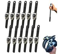 Zbad1 - Grip Lock Straps, Ultimate Heavy-Duty Grip Lock Strap, Adjustable Anti-Slip Tie Down Straps with Metal Ratchet Buckle, Reusable Connectable Design for Home Outdoor Use (12 Pcs,20.2'')