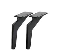 ZBBLADM 2 unids/Set de Patas de Metal for Muebles, 145/165mm, gabinetes de Mesa con Hoz Negra, Patas for sofá, Cama, gabinete de TV, Patas inclinadas for Muebles(16.5 cm)