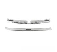 ZBCUSRAF Protección para Parachoques de Coche Inoxidable Protector De Umbral De Maletero Trasero Compatible con para Audi Q4 E-Tron 2022 2023 2024 2025,A-Silver