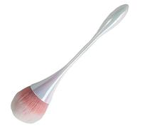 ZBDP - Brocha de maquillaje en polvo de oro rosa profesional, pelo suave, limpiador de polvo de uñas, herramienta de belleza cosmética