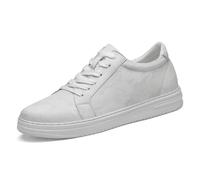 ZBDP - Zapatillas deportivas para hombre, elevador, aumento de altura, 6 cm, talla grande 35-47, White, 39.5 EU