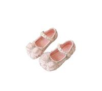ZBDZSW Mary Janes - Zapatos de fiesta para niñas, con lentejuelas, diamantes de imitación, a la moda, versátiles, suaves, informales, para niñas, Pink, 31 EU