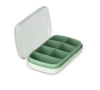 ZBDZSW - Pastillero portátil con capacidad semanal, compartimento de viaje, cajas de sellado, organizador de transporte, diseño a presión