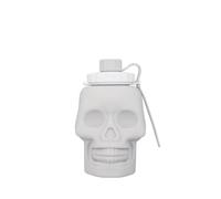 ZBDZSW - Taza plegable de silicona para Halloween, diseño de fantasma, diseño de calavera creativa, botella de agua deportiva de 650 ml