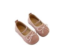 ZBDZSW - Zapatos de primavera y verano para niñas, de terciopelo de color dopamina, zapatos Mary Jane, suela suave, banda elástica, zapatos planos de ballet para niños, casuales, Rosa 02, 28.5 EU