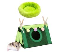ZBHDEYG 1 Jaula para Cobayas, 1 Nido para Hámster, Jaula para Cobayas, Escondite para Cobayas, Tienda De Campaña Pequeña para Mascotas, Accesorios para Jaulas para Cobayas