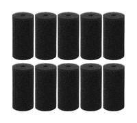 ZBHDEYG 10 piezas de esponja de filtro negra, filtro de entrada de agua de algodón, cubierta protectora de conexión de succión, filtro de bomba de acuario, cubierta de filtro de algodón, para acuario
