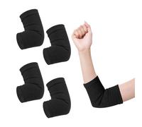 ZBHDEYG 2 pares de coderas deportivas, que absorben el sudor y transpirables, coderas de punto de alta elasticidad, adecuadas para diversas actividades al aire libre