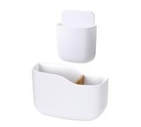 ZBHDEYG 2 Unidades de Soporte de Control Remoto, Almacenamiento y Organizador de Pared, Caja y Soporte para Teléfono Móvil Montado en la Pared