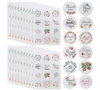 ZBHDEYG 240 pegatinas de agradecimiento, etiquetas de agradecimiento, decorativas para manualidades, autoadhesivas, aptas para sobres y bolsas de alimentos