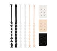 ZBHDEYG 3 Pares De Correas De Hombro Para Ropa Interior, 3 Hebillas De Extensión, Correas De Hombro De Girasol, Correas De Hombro De Repuesto Para Ropa Interior De Mujer