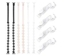 ZBHDEYG 3 Pares De Tirantes De Crisantemo, 2 Pares De Tirantes Transparentes, Tirantes De Sujetador Para Mujer, Tirantes Antideslizantes, Tirantes De Encaje Sin Costuras