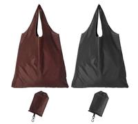 ZBHDEYG Bolsa de Compras Plegable, 2 Piezas - Impermeable y Simple Con Sistema de Plegado en Bolsa