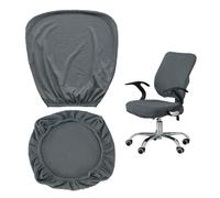 ZBHDEYG Funda de asiento de 1 pieza, funda para silla de oficina, antideslizante, juego de protección para silla, funda universal para silla