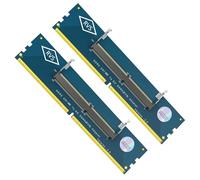 ZBIianxer 1 par de adaptadores DDR5 U DIMM para Memoria SO DDR5 en de Escritorio, Incluye construcción de 6 y Mejora la Seguridad del Adaptador de Escritorio