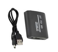 ZBIianxer Adaptador HDTV 1080P a CVBS para ordenador portátil de una sola dirección, compatible con ordenadores