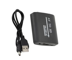 ZBIianxer Adaptador HDTV 1080P a CVBS para ordenador portátil de una sola dirección, compatible con ordenadores