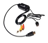 ZBIianxer Adaptador HDTV portátil para la conexión sin esfuerzo de dispositivos electrónicos clásicos a televisores de alta definición y la sincronización sin problemas de vídeo musical con HDTV