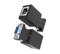 ZBIianxer Adaptador RJ45 RS232 a RJ45 Ethernet para dispositivos RS232 Ethernet, conversión de hasta 20 m de transmisión
