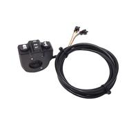 ZBIianxer Bicicletas eléctricas, regulador de 3 velocidades, faro LED, interruptor, claxon, botón de encendido/apagado para bicicletas eléctricas, accesorios, interruptor multifunción con velocidad