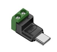 ZBIianxer Bloque de terminales de crimpado tipo C de 5 V, transmisión de corriente más rápida, estable, carga, enchufe sin soldadura