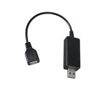 ZBIianxer Cable de alimentación USB externo con múltiples voltajes, enchufe USB a 5, 2 V, 7, 4 V, 9, 2 V, para bloqueo de huellas dactilares, emergencia segura, carga electrónica de bloqueo
