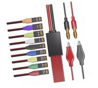 ZBIianxer Cable de carga de alta corriente de PVC de alto rendimiento con baja resistencia, adecuado para el intercambio de baterías de teléfono y pruebas de sistemas, cable de carga para la
