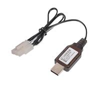 ZBIianxer Cable de carga rápida USB, compatible con baterías de 9, 6 V para modelos teledirigidos y accesorios de herramientas eléctricas, cable de carga USB para coche teledirigido
