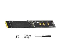 ZBIianxer Cable de extensión PCIe NVME flexible de alta velocidad para discos duros 2230 2242 2260 2280 con diseño FPC NGFFs M cable de disco duro
