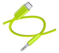 ZBIianxer Cable de Sonido estéreo USB C a 3, 5 mm Macho a Macho de 3 Secciones con Cable Adaptador Estable y Mejorado, últimos teléfonos, computadoras portátiles