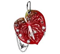 ZBIianxer Colgante de anturio de aleación moderna, accesorios para teléfono, textura de aleación, para llaves, bolsos y decoraciones de, permanente