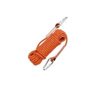 ZBIianxer Cuerda de escalada de 10 m, resistente a la intemperie, construcción de poliéster y textura ergonómica, rescate para uso seguro al aire libre, escalada impermeable al aire libre