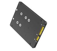 ZBIianxer Doble B+M Llave a 2 5 pulgadas Unidad de Disco Duro Carcasa de Estado Sólido Disco Tarjeta Adaptador de Caso Con Tarjeta Protectora