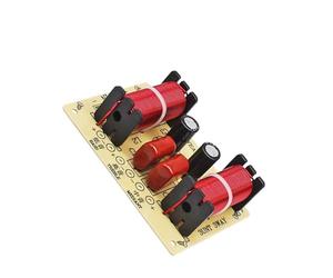 ZBIianxer El divisor de frecuencia cruzado de 3 vías de 150 W optimiza la separación de tonos altos, medios y bajos en altavoces de cine en casa y mejora el cruce del subwoofer